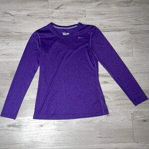 Nike Long Sleeve Dri-fit Shirt S Activewear Athleisure Loungewear Gym Sport